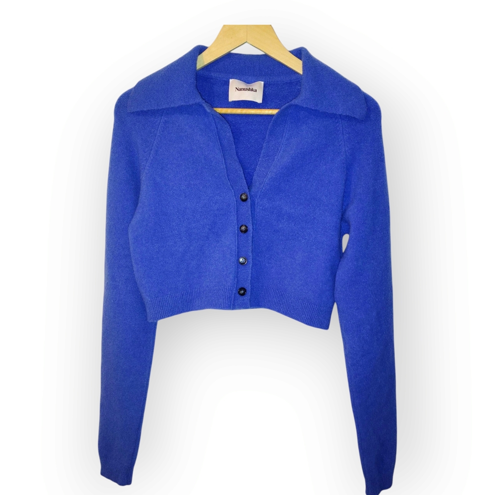 NANUSHKA Moreno Wool Cropped Cardigan Sweater: Size S (++ Gucci Box)